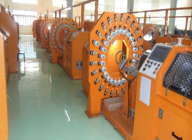 Spiral shielding machine